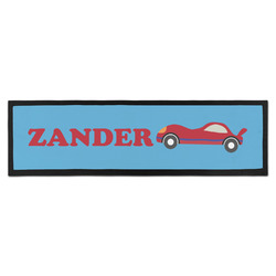 Race Car Bar Mat - Large (Personalized)