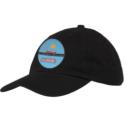 Race Car Baseball Cap - Black (Personalized)