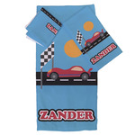 Race Car Bath Towel Set - 3 Pcs (Personalized)