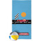 Race Car Beach Towel w/ Beach Ball