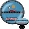 Race Car Black Custom Cabinet Knob (Front and Side)