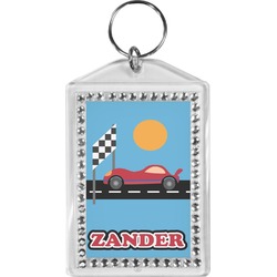 Race Car Bling Keychain (Personalized)