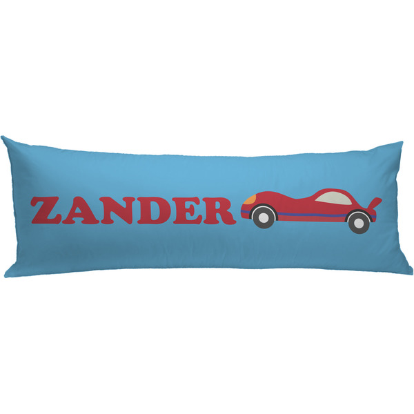 Custom Race Car Body Pillow Case (Personalized)