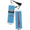 Race Car Bookmark with tassel - Front and Back