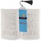 Race Car Bookmark with tassel - In book
