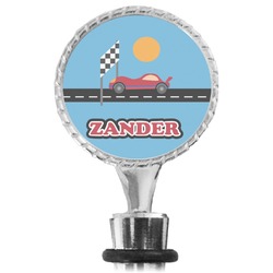 Race Car Wine Bottle Stopper (Personalized)