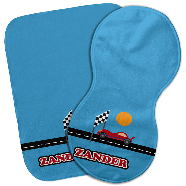 Custom Race Car Burp Cloth (Personalized)