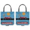 Race Car Canvas Tote - Front and Back