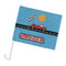 Race Car Car Flag - Large (Personalized)