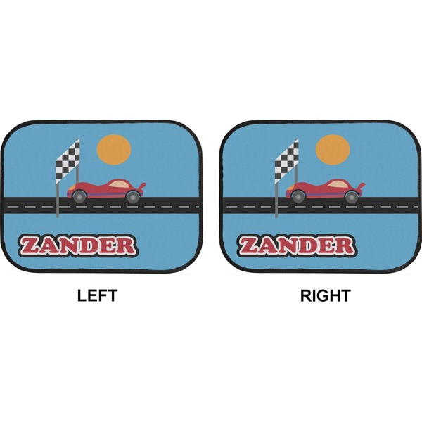 Race Car Car Floor Mats (Back Seat) (Approval)