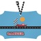 Race Car Rear View Mirror Ornament (Personalized)