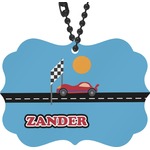 Race Car Rear View Mirror Charm (Personalized)