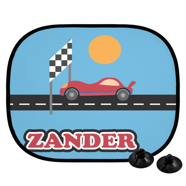 Custom Race Car Car Side Window Sun Shade (Personalized)