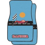 Race Car Car Floor Mats (Front Seat) (Personalized)