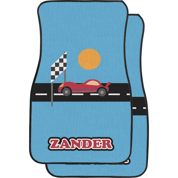 Custom Race Car Car Floor Mats (Personalized)