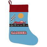 Race Car Holiday Stocking w/ Name or Text