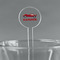Race Car 5.5" Round Plastic Stir Sticks - Clear (Personalized)