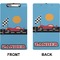 Race Car Clipboard (Legal) (Front + Back)