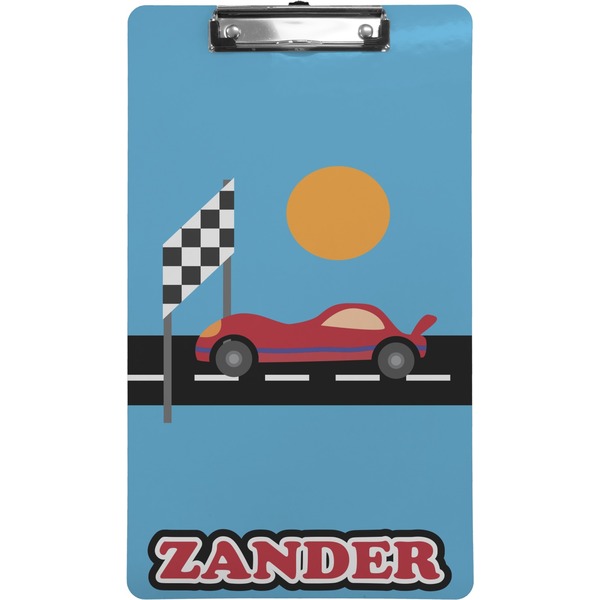 Custom Race Car Clipboard (Legal Size) (Personalized)