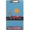 Race Car Clipboard (Legal Size) (Personalized)