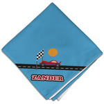 Race Car Cloth Dinner Napkin - Single w/ Name or Text