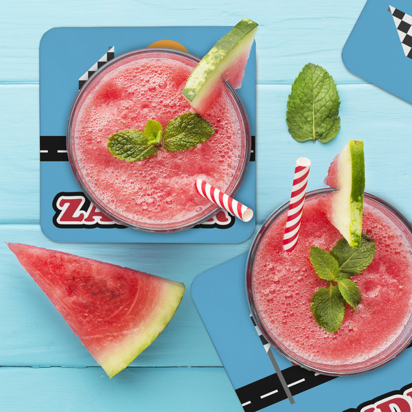 Race Car Coaster Set - LIFESTYLE