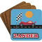 Race Car Coaster Set (Personalized)