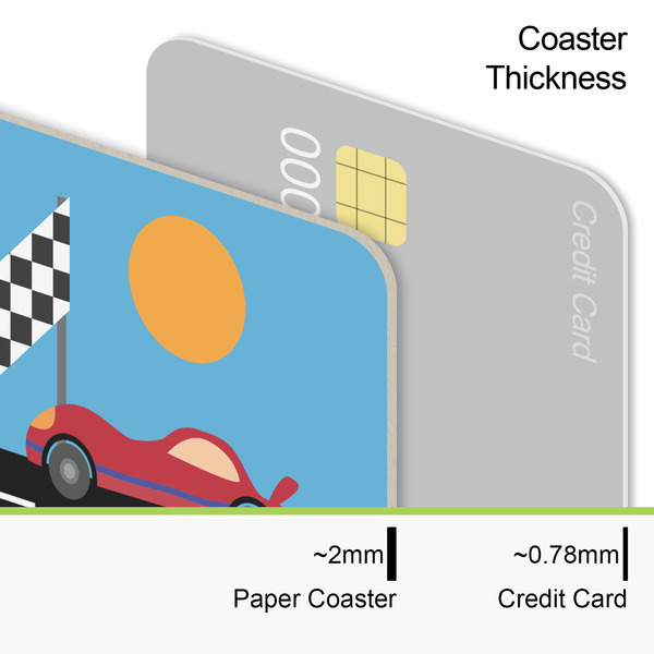 Race Car Coaster Thickness