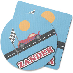 Race Car Rubber Backed Coaster (Personalized)