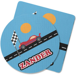 Race Car Rubber Backed Coaster (Personalized)
