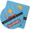 Race Car Rubber Backed Coaster (Personalized)