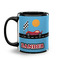 Race Car Coffee Mug - 11 oz - Black