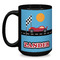 Race Car Coffee Mug - 15 oz - Black