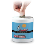 Race Car Coin Bank (Personalized)