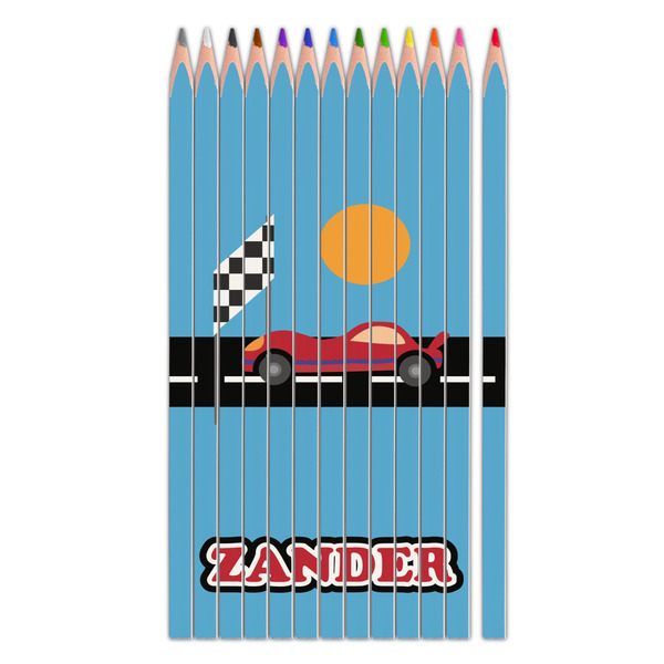 Custom Race Car Colored Pencils (Personalized)