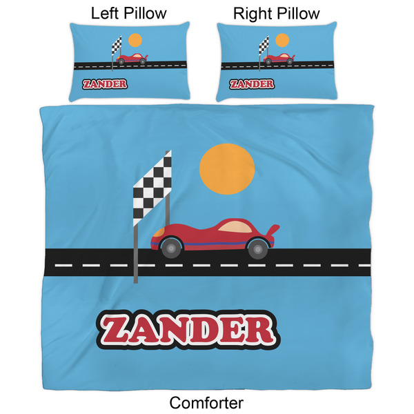 Race Car Comforter Set - King - Approval