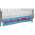 Race Car Crib Skirt (Personalized)