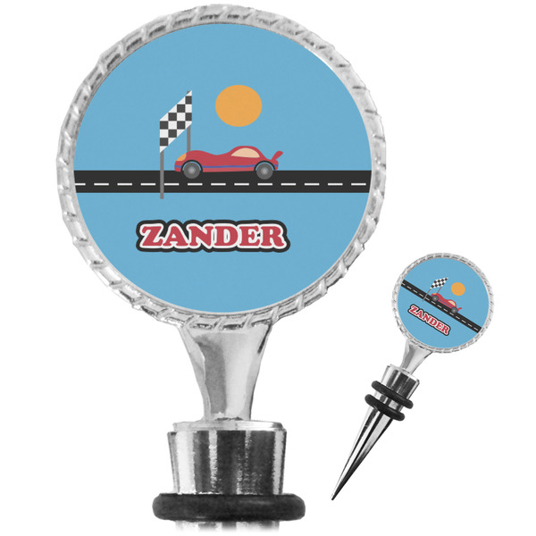Custom Race Car Wine Bottle Stopper (Personalized)