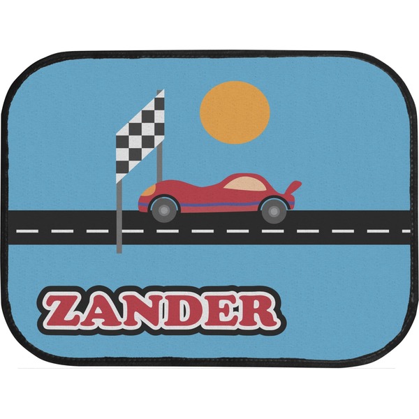 Race Car Custom Car Floor Mats (Back Seat)