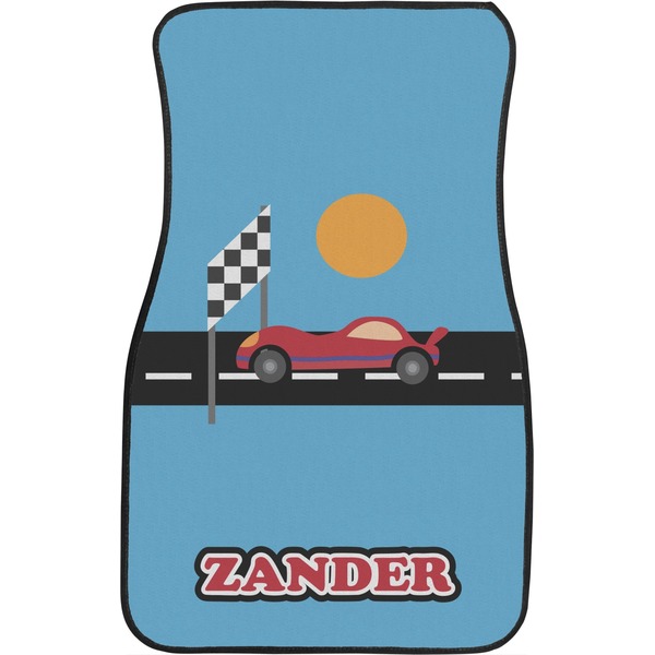 Race Car Custom Car Floor Mats (Front Seat)