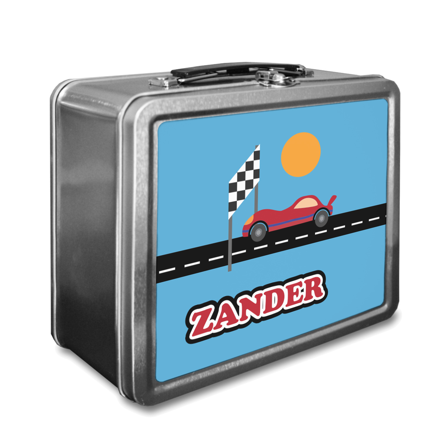 Race Car Lunch Box (Personalized) YouCustomizeIt