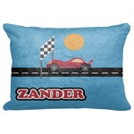 Race Car Decorative Baby Pillowcase - 16"x12" (Personalized)