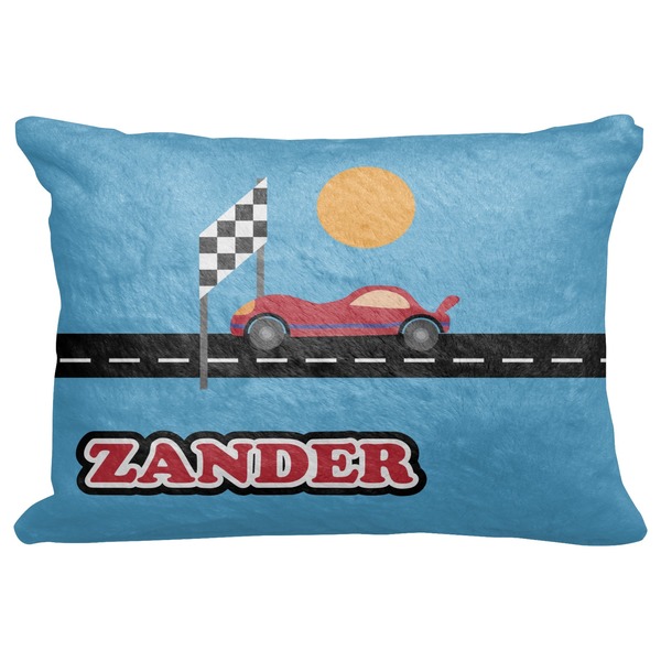 Custom Race Car Decorative Baby Pillowcase - 16"x12" (Personalized)