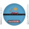 Race Car 10" Glass Lunch / Dinner Plates - Single or Set (Personalized)