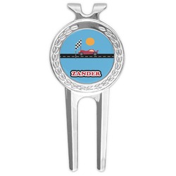 Race Car Golf Divot Tool & Ball Marker (Personalized)
