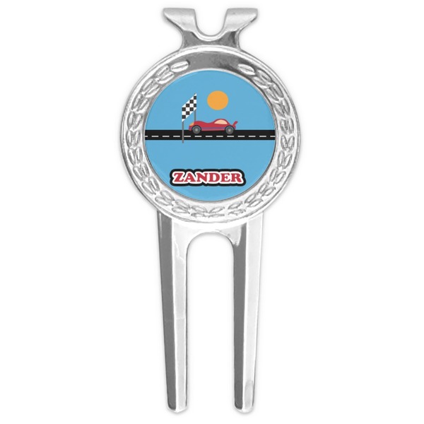 Custom Race Car Golf Divot Tool & Ball Marker (Personalized)