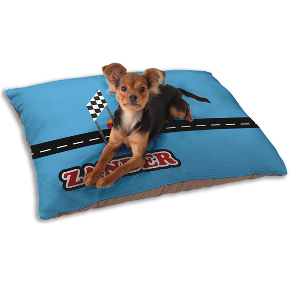 Custom Race Car Dog Bed - Small w/ Name or Text