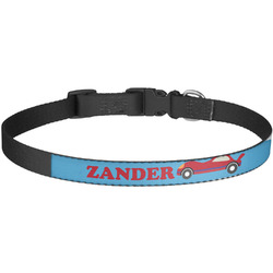 Race Car Dog Collar - Large (Personalized)