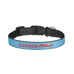 Race Car Dog Collar - Small (Personalized)