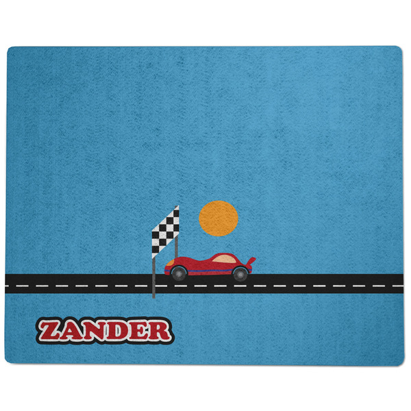 Race Car Dog Food Mat - Large without Bowls